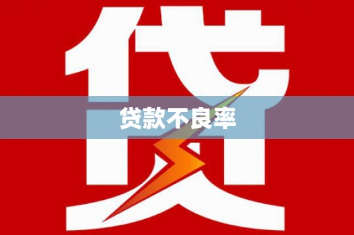 乾安贷款不良率