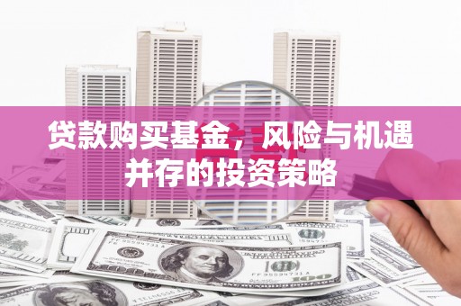 长白贷款购买基金，风险与机遇并存的投资策略