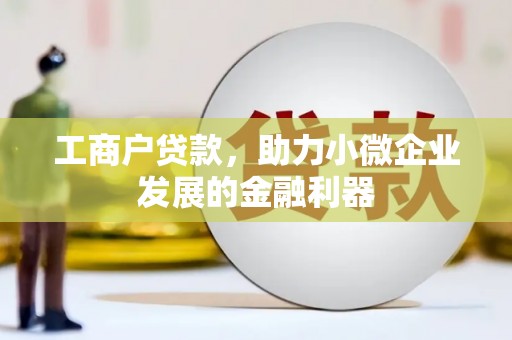 通海工商户贷款，助力小微企业发展的金融利器