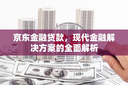 依兰京东金融贷款，现代金融解决方案的全面解析