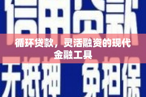 鹿城循环贷款，灵活融资的现代金融工具
