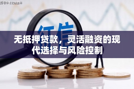 大朗无抵押贷款，灵活融资的现代选择与风险控制