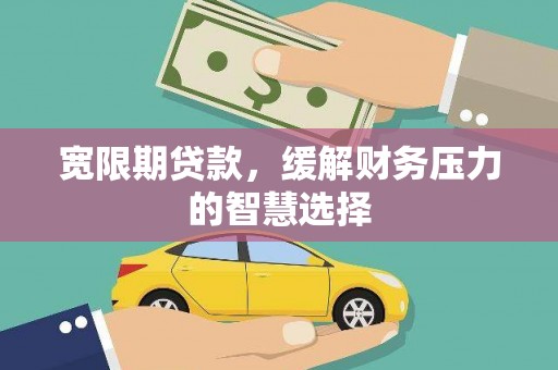 普格宽限期贷款，缓解财务压力的智慧选择