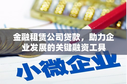 贵德金融租赁公司贷款，助力企业发展的关键融资工具