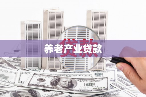 抚远养老产业贷款